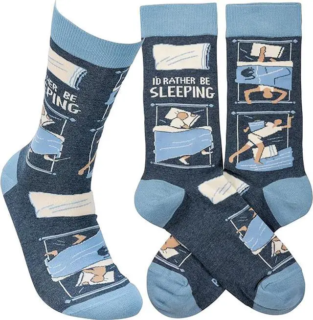 Main image of Primitives by Kathy - I'd Rather Be Sleeping Unisex Socks, One Size