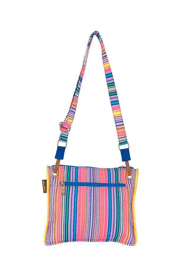 Alt view image 3 of 4 - Women's Laurel Fleur Del Sol Flowers Crossbody Bag, 11.5 x 9.5