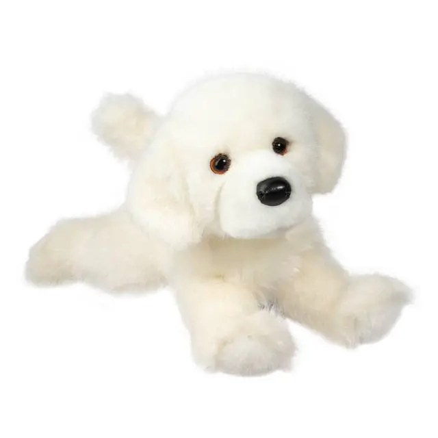 Alt view image 2 of 3 - Douglas Toys Everest White Retriever Plush Stuffed Animal Toy, 12" sitting