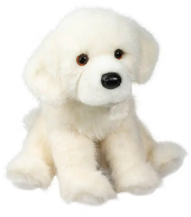 Main image of Douglas Toys Everest White Retriever Plush Stuffed Animal Toy, 12" sitting