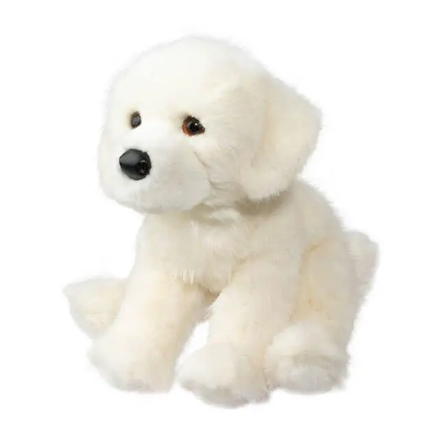 Alt view image 3 of 3 - Douglas Toys Everest White Retriever Plush Stuffed Animal Toy, 12" sitting