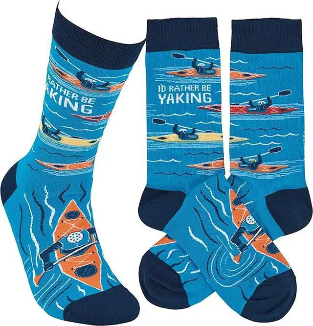 Main image of Primitives by Kathy - I'd Rather Be Yakking Unisex Socks, One Size