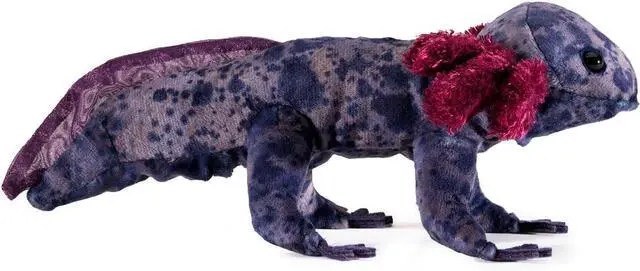 Alt view image 3 of 4 - Folkmanis Black Axolotl Finger Puppet, 8.5"