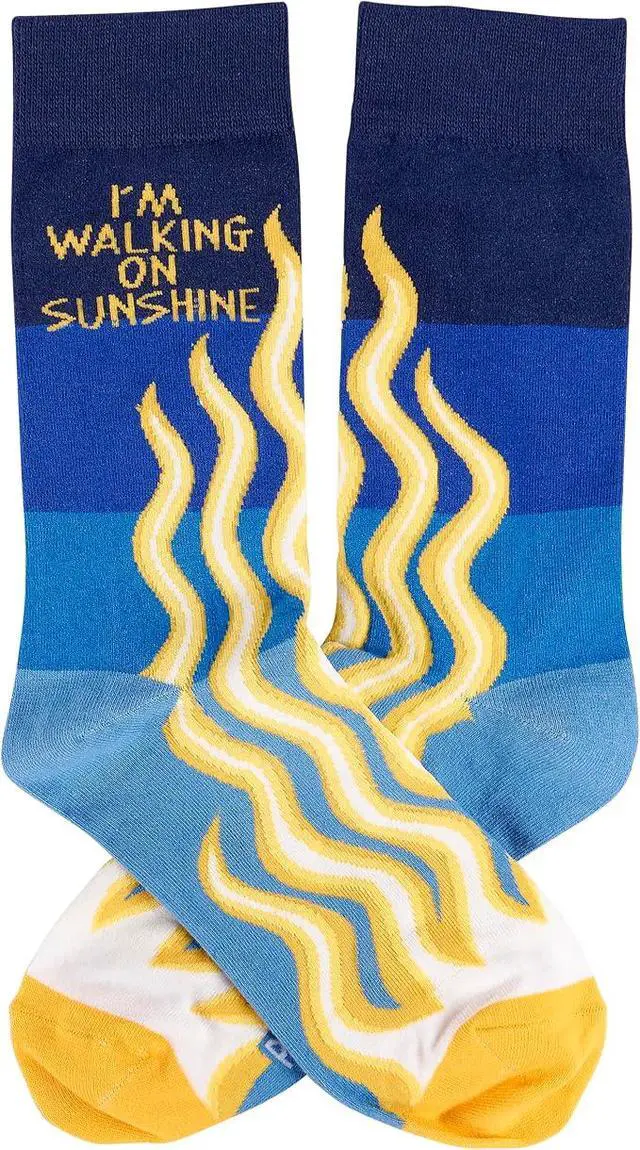 Alt view image 2 of 4 - Primitives by Kathy - I'm Walking On Sunshine Unisex Socks, One Size