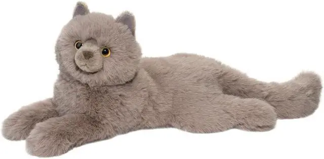 Alt view image 2 of 4 - Douglas Cuddle Toys Juliette 15" Grey Persian Cat Plush Stuffed Animal