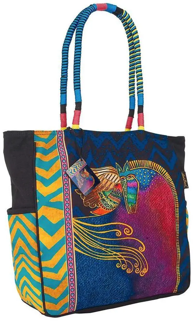 Alt view image 3 of 4 - Laurel Burch Mythical Mare Large Shoulder Tote Bag, 19x 5.5x 15