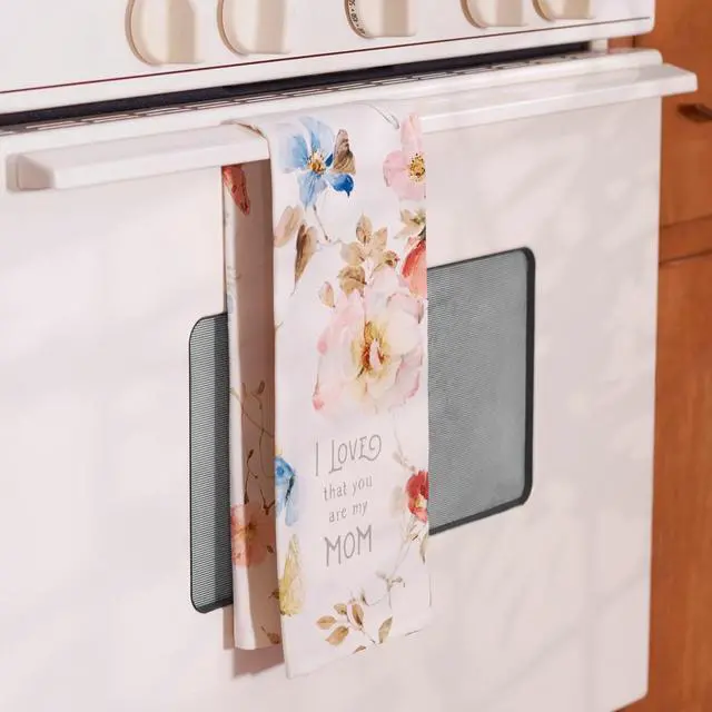 Alt view image 3 of 3 - Primitives by Kathy Kitchen Towel - I Love That You Are My Mom