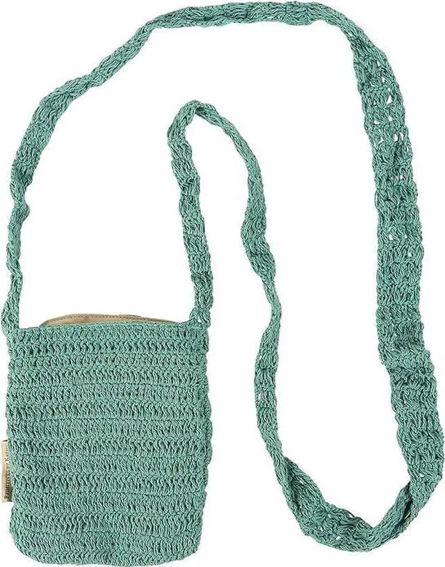 Alt view image 2 of 4 - Primitives by Kathy Daisy Crossbody and Straps Feature a Crochet Style, 8 x 6"