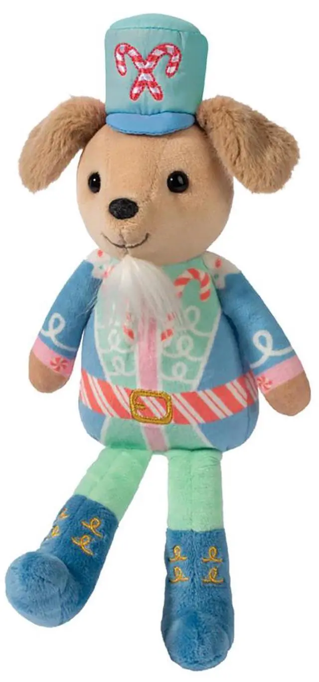 Main image of Douglas Toys Peppermint Nutcracker Prince Pup Plush Stuffed Animal Toy, 8"