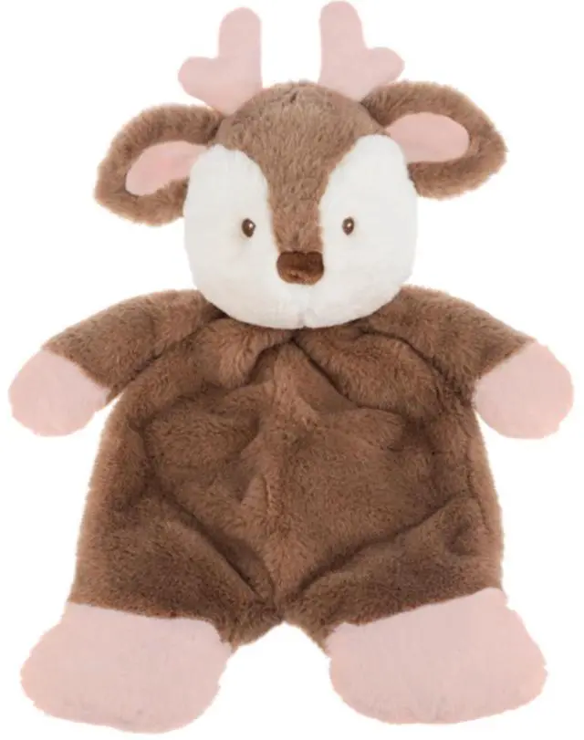 Main image of Baby Ganz Reindeer Flat-A-Pat Plush Stuffed Animal Lovey, 18"