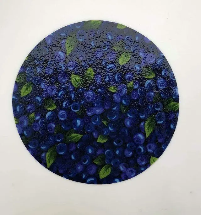 Main image of Andreas Round Silicone Mat Jar Opener, Blueberries, 6.25 Inch