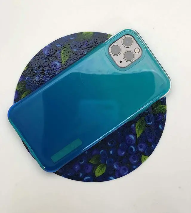 Alt view image 2 of 3 - Andreas Round Silicone Mat Jar Opener, Blueberries, 6.25 Inch