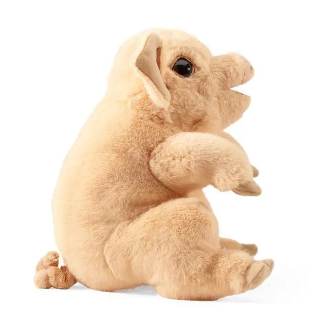 Alt view image 2 of 4 - Folkmanis Sitting Piggy Hand Puppet