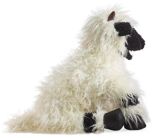 Alt view image 2 of 4 - Folkmanis Valais Blacknose Sheep Hand Puppet