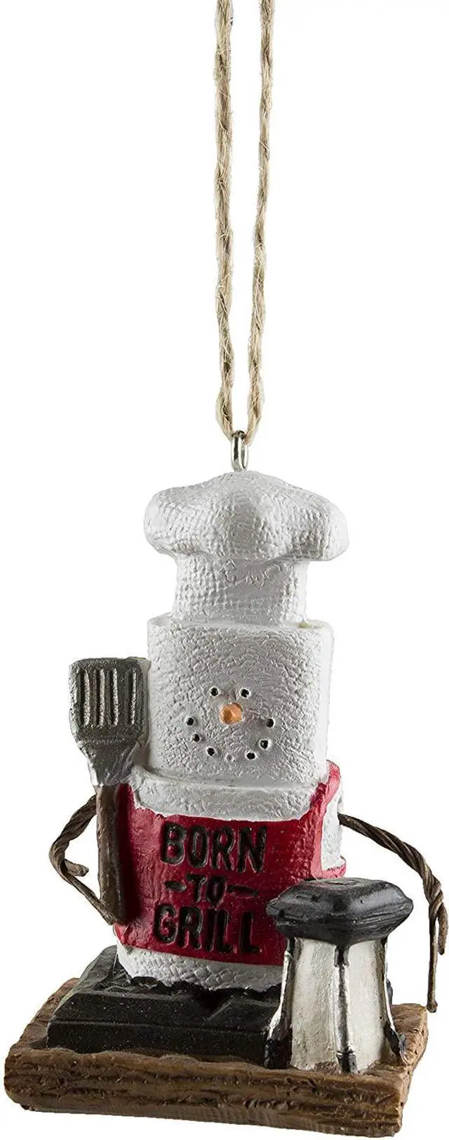 Main image of Midwest-CBK S'Mores Grilling Born to Grill Christmas/Everyday Ornament