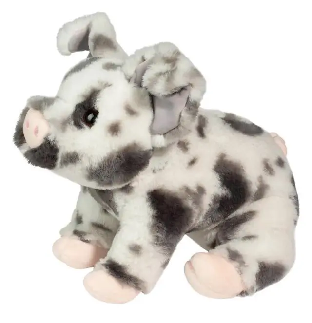 Alt view image 2 of 4 - Douglas Zoinkie Soft Spotted Pig Softie Plush Stuffed Animal, 8"