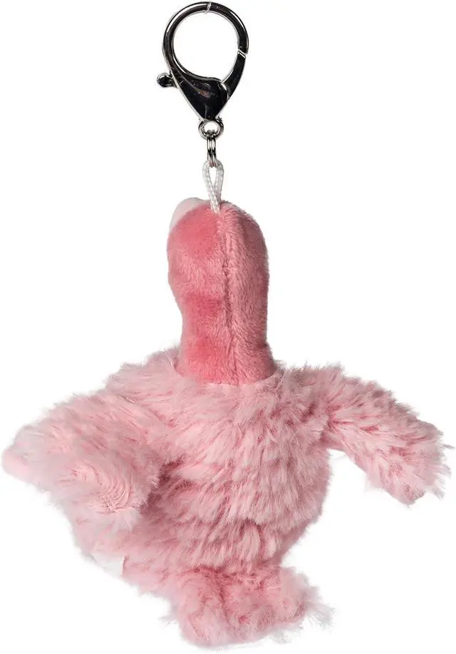 Alt view image 2 of 2 - Mary Meyer Plush Stuffed Animal Backpack, Purse, Bag Charm, Flamingo, 5"
