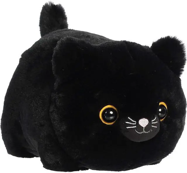 Main image of Aurora® Adorable Spudsters Bella Black Cat Plush Stuffed Animal Toy, 10"