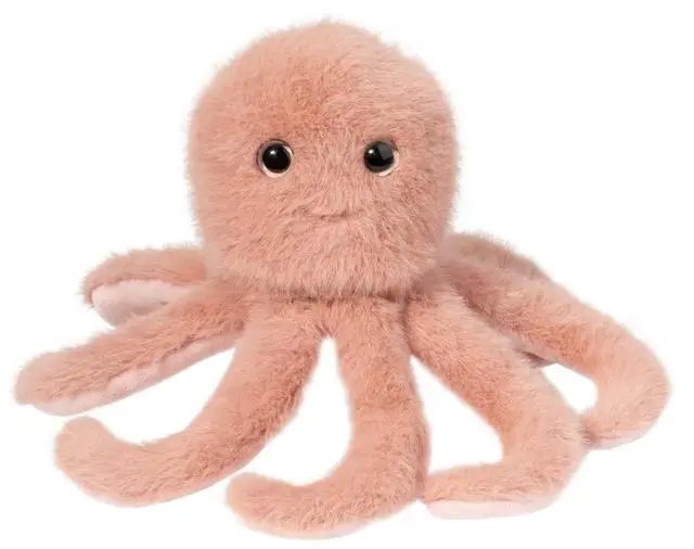 Main image of Douglas Mini Pink Octopus Plush Stuffed Animal Toy, 9 Inch