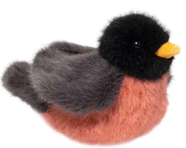 Alt view image 2 of 3 - Douglas Cuddle Toys Melody Robin Plush Stuffed Animal , 6"