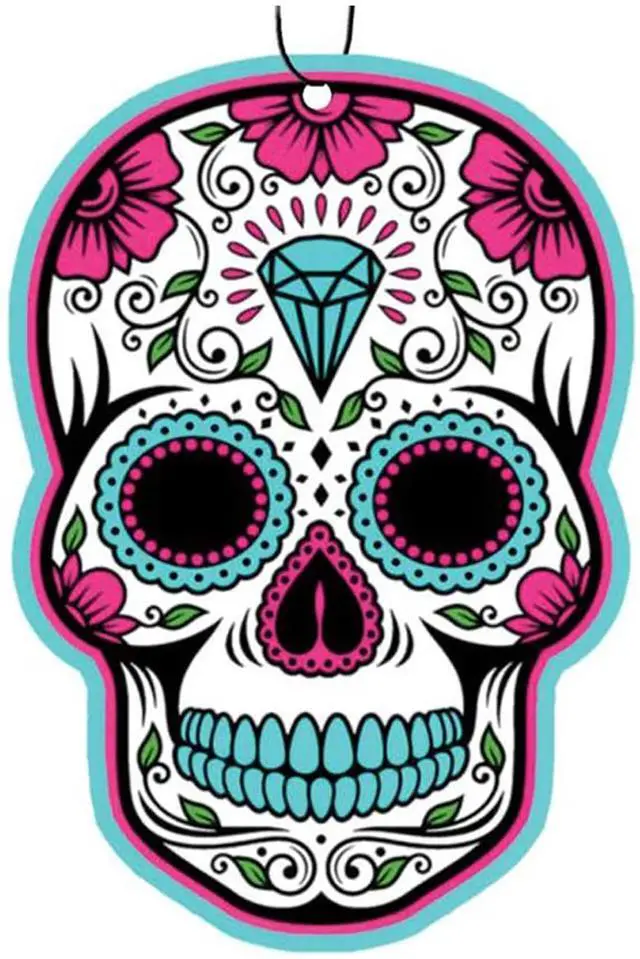 Main image of Spoontiques Sugar Skull Air Freshener (3-Pack)