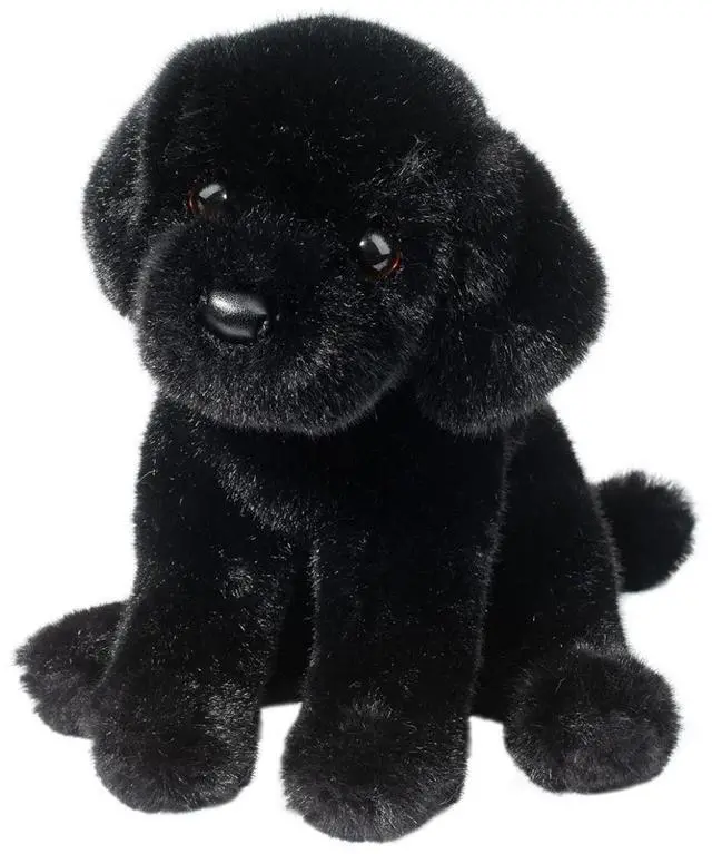 Main image of Douglas Toys Ford Black Lab Plush Stuffed Animal Toy, 9" sitting