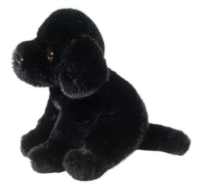 Alt view image 2 of 3 - Douglas Toys Ford Black Lab Plush Stuffed Animal Toy, 9" sitting