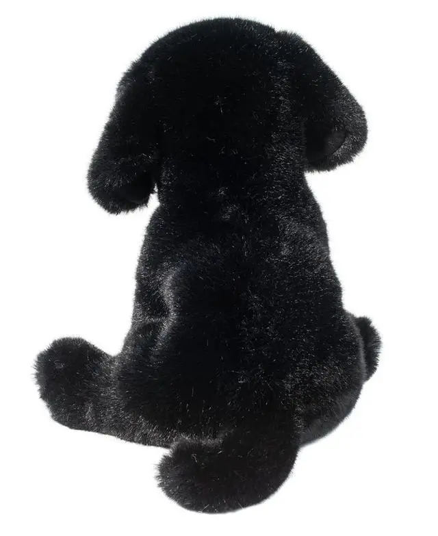 Alt view image 3 of 3 - Douglas Toys Ford Black Lab Plush Stuffed Animal Toy, 9" sitting