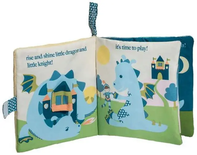 Alt view image 2 of 3 - Douglas Baby Dragon Magic Soft Plush Activity Book