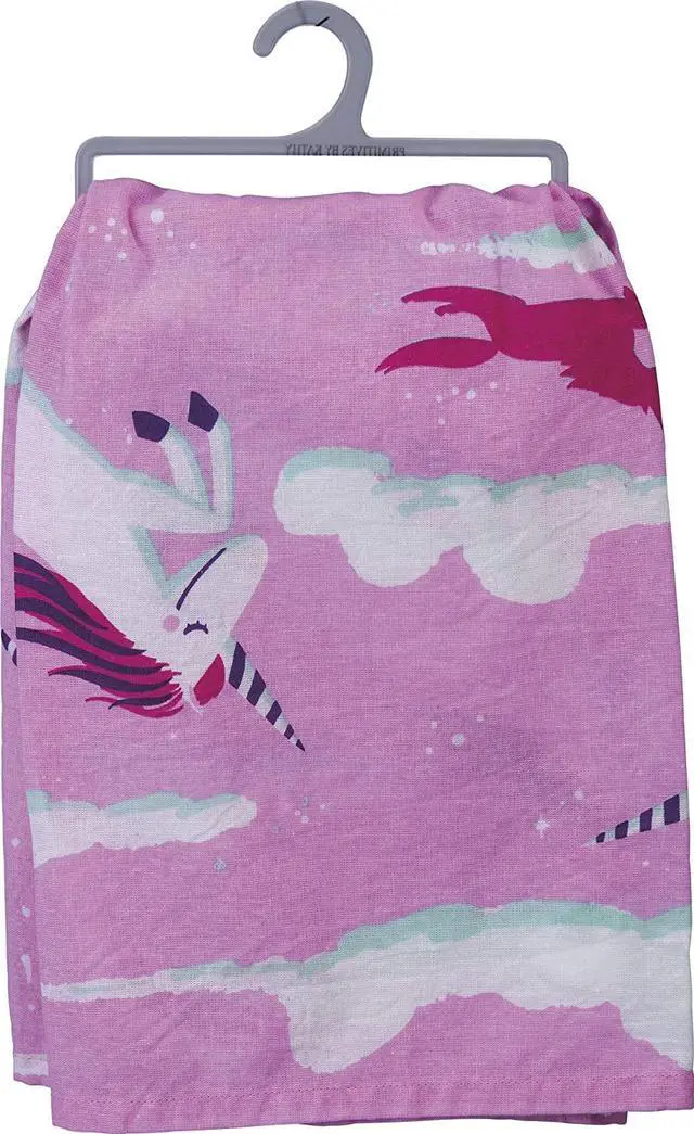 Alt view image 3 of 3 - Primitives by Kathy Dish Towel - Always Be A Unicorn