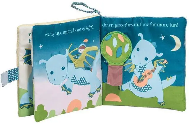 Alt view image 3 of 3 - Douglas Baby Dragon Magic Soft Plush Activity Book