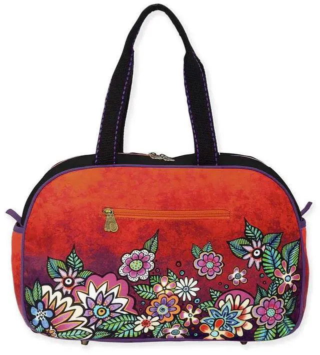 Alt view image 2 of 3 - Sun'N'Sand Laurel Burch Large Chant D'Oiseau Duffel Bag, 21" x 7" x 11.25"