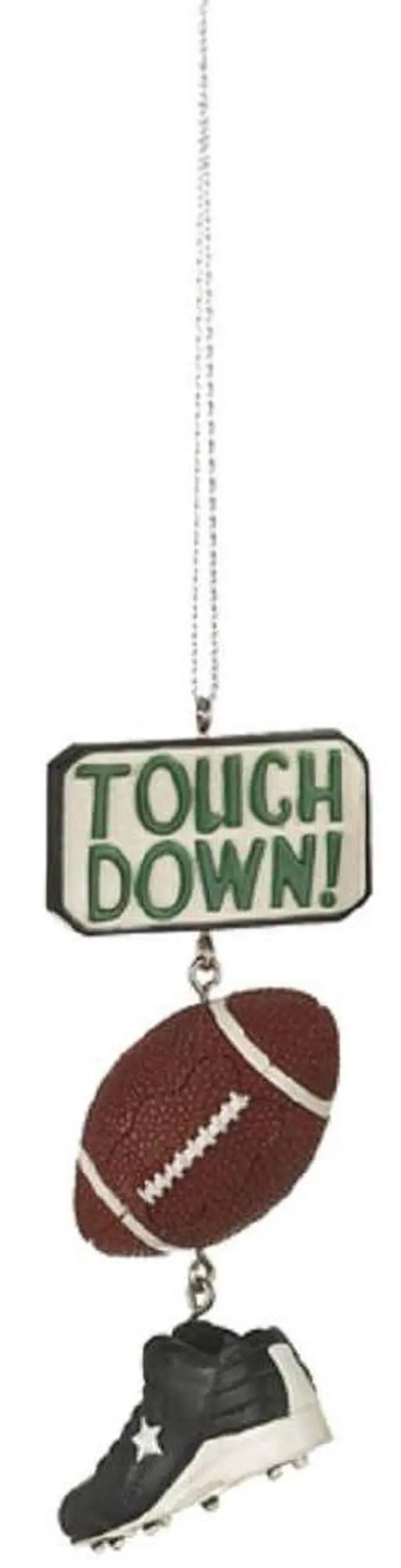 Main image of Midwest-CBK - Sport Score Dangle Touch Down Football Ornament, 3.5"