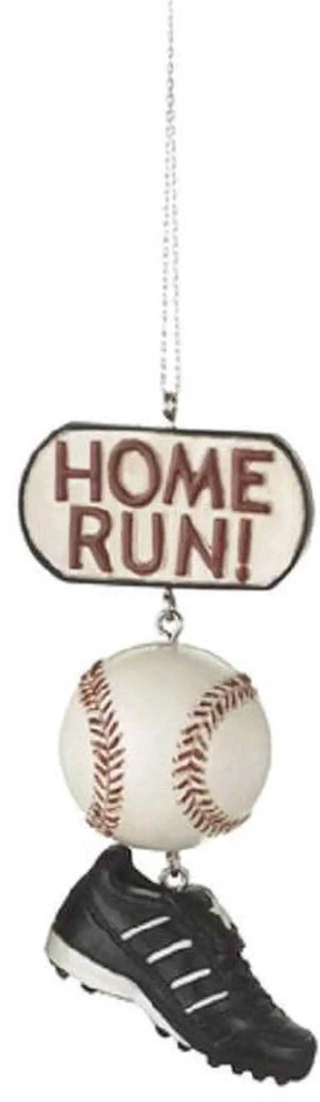 Main image of Midwest-CBK - Sport Score Dangle Home Run Baseball Ornament, 3.5"