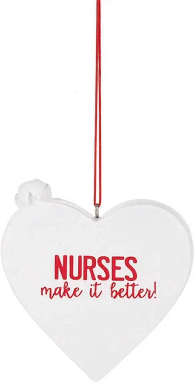 Alt view image 2 of 2 - Ganz MX175944 Best Nurse Ever Ornament, Resin