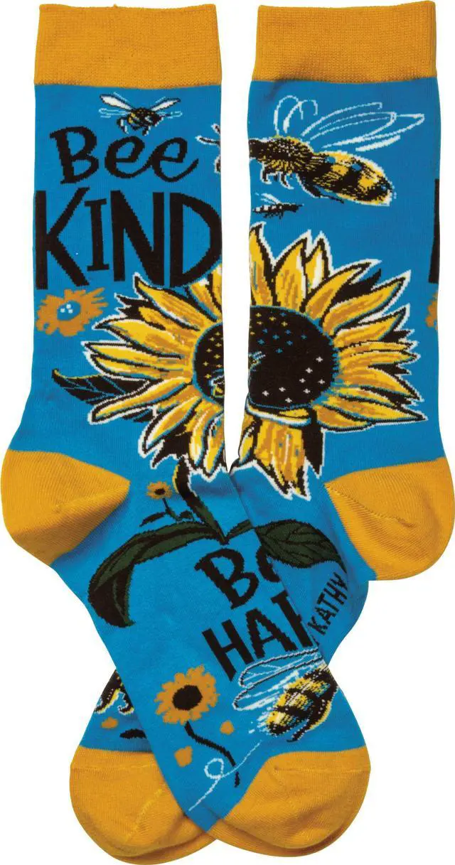 Alt view image 2 of 3 - Primitives By Kathy Socks - Bee Kind Bee Happy