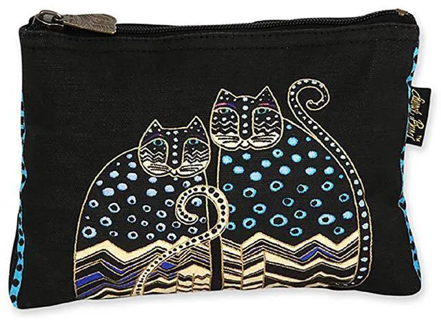 Main image of Laurel Burch Feline Cats Minis Cosmetic Bag (Polka Dot A)