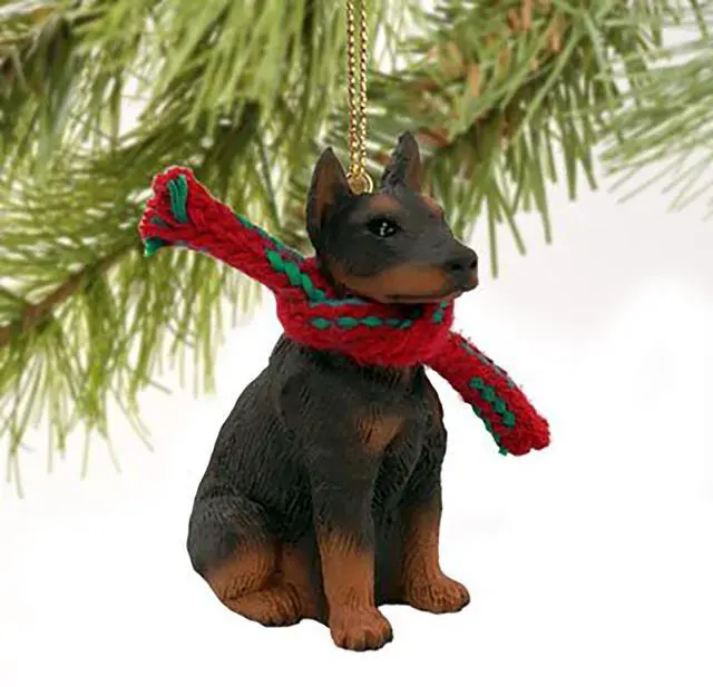 Main image of Conversation Concepts Doberman Pinscher Red w/Cropped Ears Original Ornament