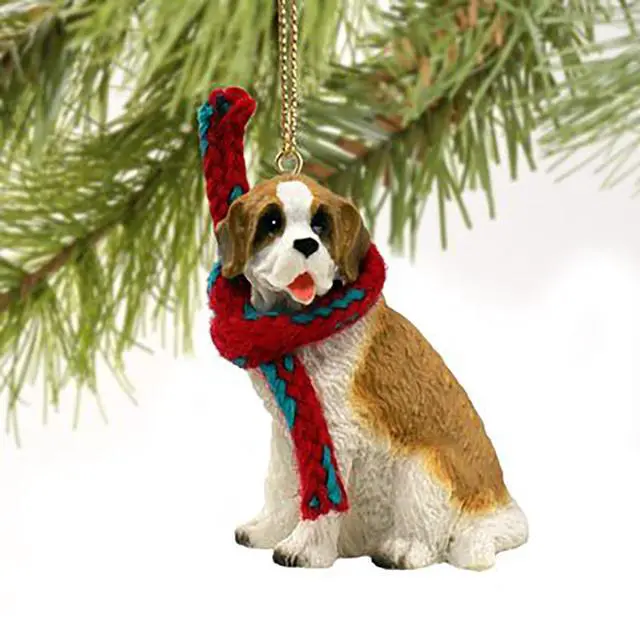 Main image of Conversation Concepts Saint Bernard w/Rough Coat Original Ornament