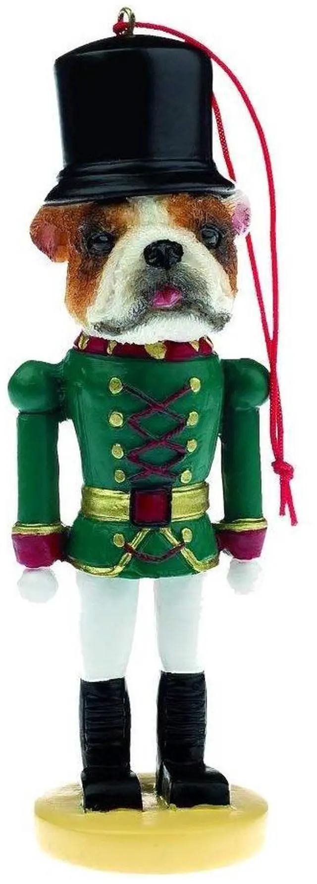 Main image of E&S Pets 35358-8 Bulldog Nutcracker Soldier Dogs Ornament