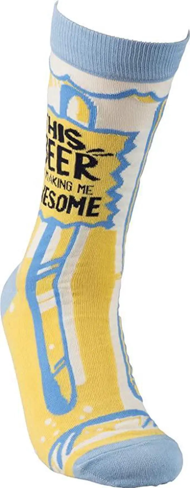 Alt view image 2 of 2 - Primitives by Kathy Unisex Socks - This Beer Is Making Me Awesome