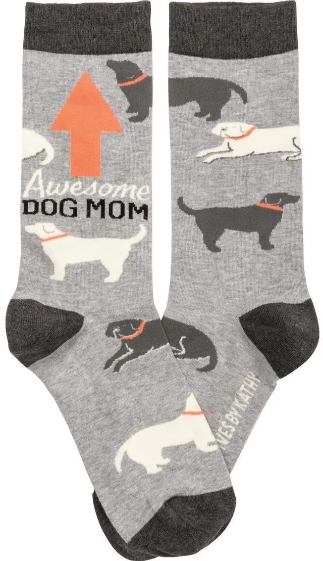 Alt view image 2 of 3 - Primitives By Kathy Socks - Awesome Dog Mom