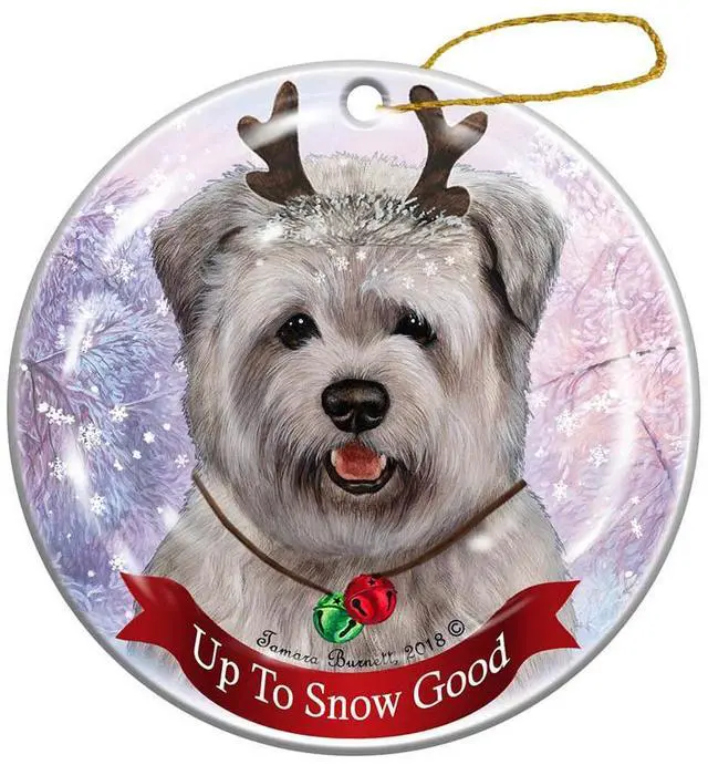 Main image of Holiday Pet Gifts Glen of Imal Terrier Blue Dog Porcelain Christmas Ornament