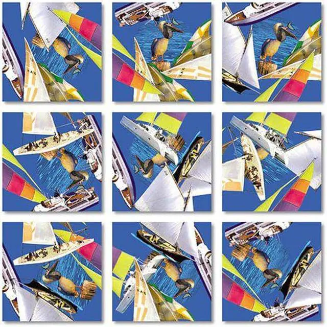 Main image of B Dazzle Boating Scramble Squares 9 Piece Puzzle