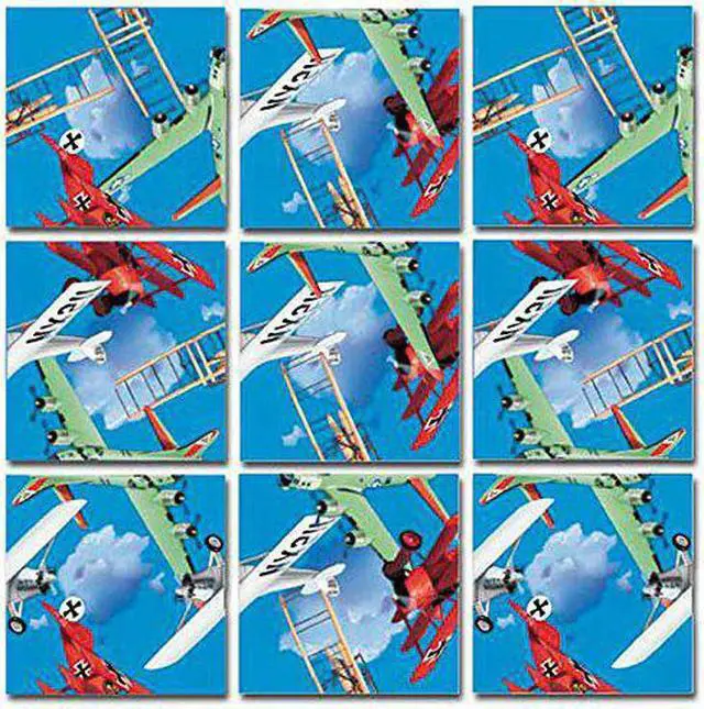 Alt view image 2 of 4 - Scramble Squares: Vintage Airplanes