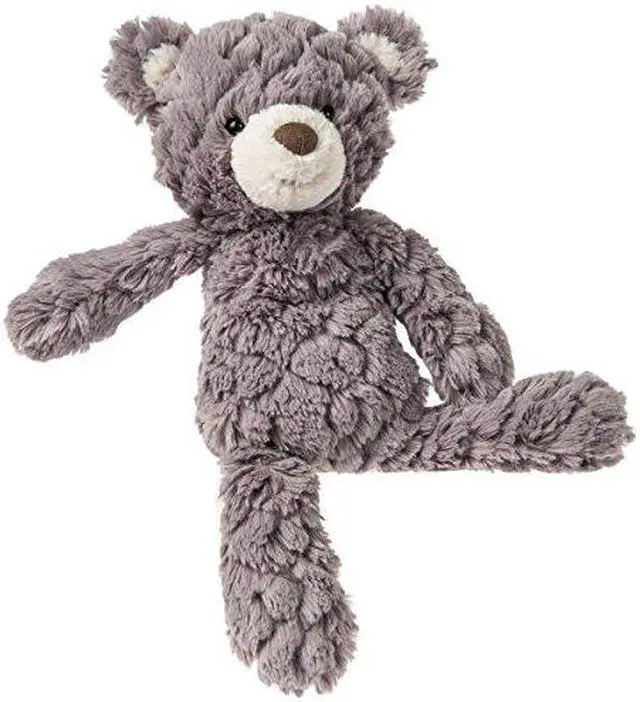Main image of Mary Meyer Putty Bear Small Teddy Bear Plush Stuffed Animal Soft Toy, Grey