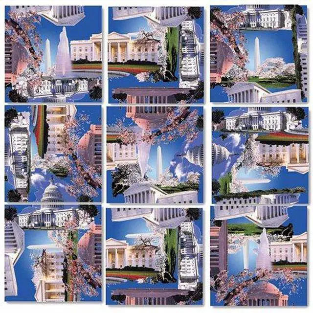 Main image of B Dazzle Washington DC Scramble Squares 9 Piece Puzzle