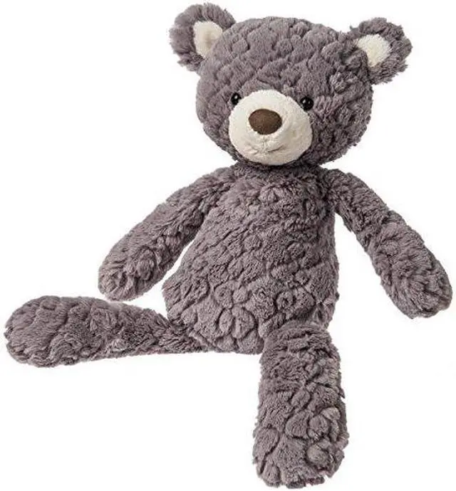 Main image of Mary Meyer Putty Bear Medium Teddy Bear Plush Stuffed Animal Soft Toy, Grey