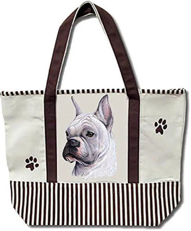 Main image of Boxer, White Pet Shopping Tote