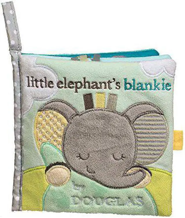 Main image of Elephant Activity Book - Baby Stuffed Animal by Douglas Cuddle Toys (6408)